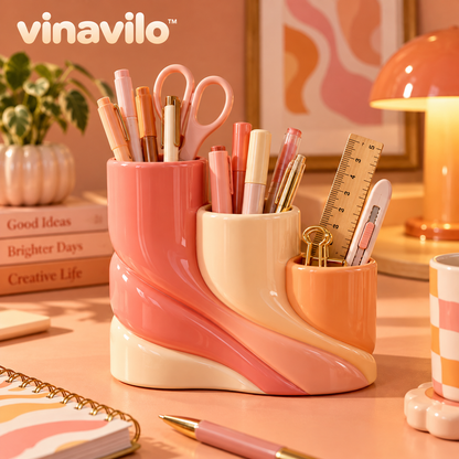 vinavilo™ Twist Pop Pencil & Tool Holder | Pen Cup, Pencil Holder, Desk Accessories