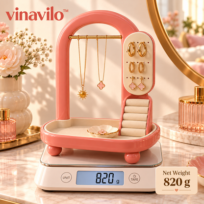 vinavilo™ Aura Arch Jewelry Display Stand | Necklace Holder, Earring Organizer, Ring Display